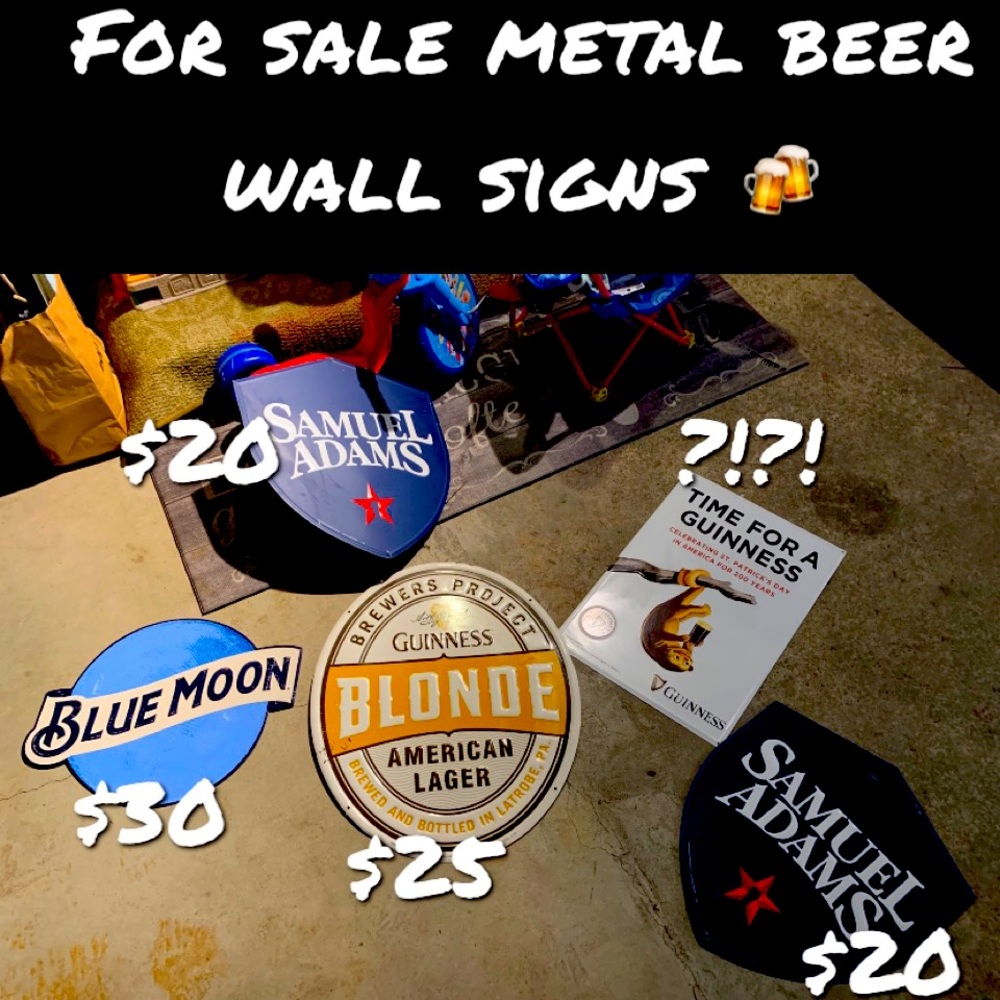 Metal Beer wall decor